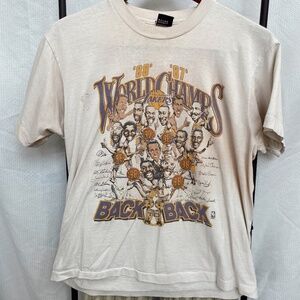 Vintage LA Lakers Back to Back Champions Tee